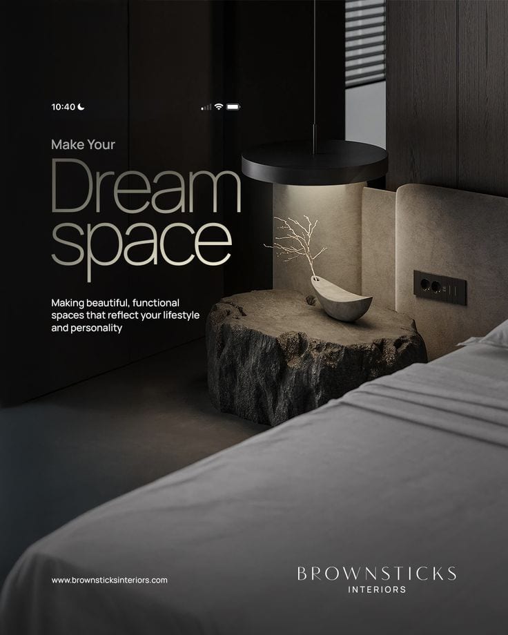 Brownsticks Interiors, Real Estate & Interiors social creative