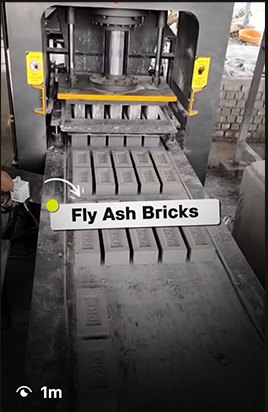 Desi Business Brain fly ash bricks reel, 1M views