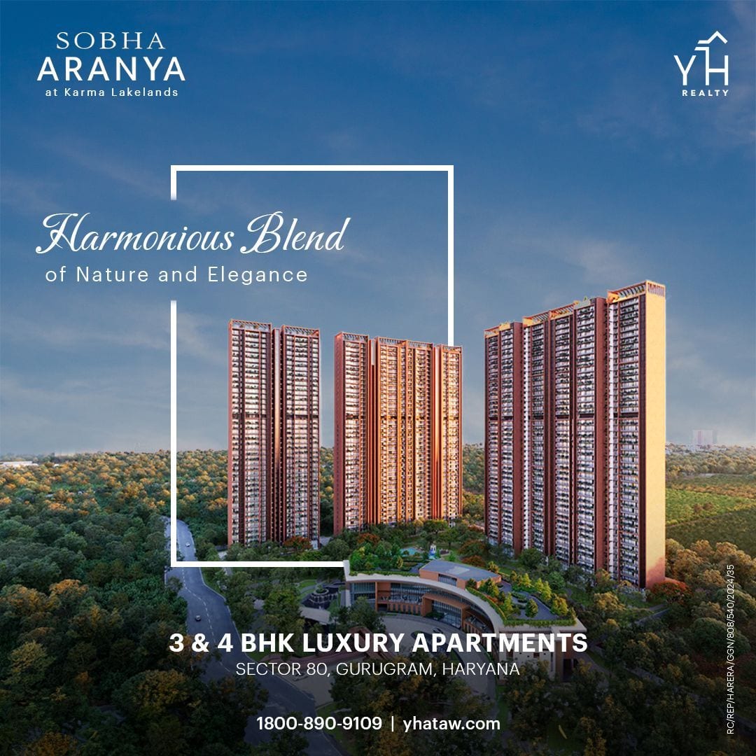 Sobha Aranya, Real Estate & Interiors social creative